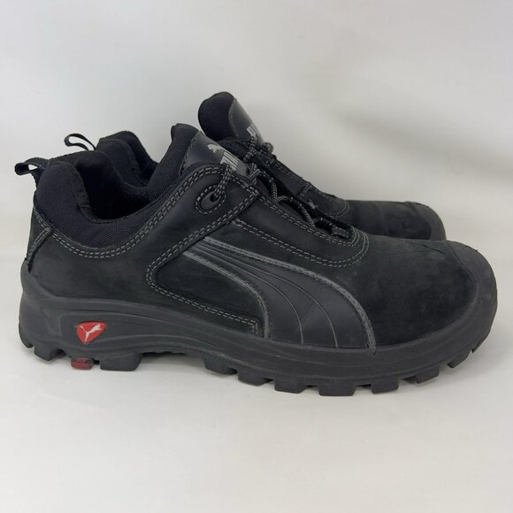 Puma Cascades Composite Toe Safety Shoes Black Men’s Size 11 - Picture 1 of 7